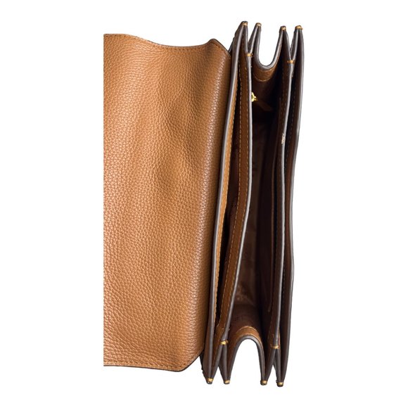 Tory Burch Britten Leather Chain Shoulder Bag - Picture 7 of 13